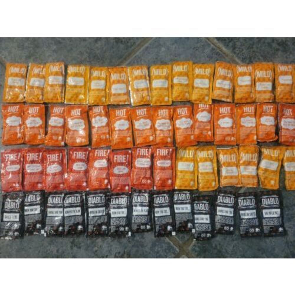 Taco Bell Sauce Packets 55 Packs Marry Me & Assorted saying Mild Hot Fire Diablo - Picture 2 of 12